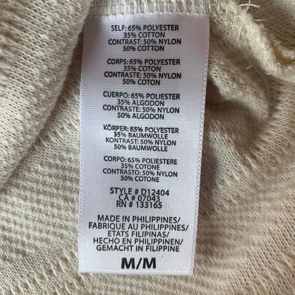 Anthropologie Eri + Ali Striped Pullover Floral Sleeves Size Medium - Picture 6 of 10